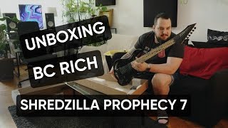 Bc Rich Shredzilla 7 Prophecy with EverTune UNBOXING [upl. by Bathilda]