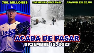 ESTO ACABA DE PASAR NUEVA TORMENTA INVERNAL EN MEXICO APAGON EN EEUU FINAL TIGRES VS AMERICA [upl. by Kucik]