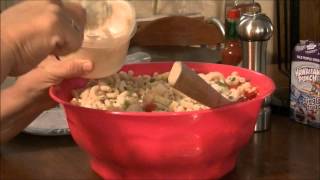 My Homemade Macaroni Salad Recipe [upl. by Drofub]