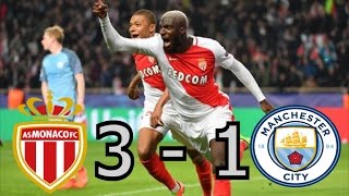 AS Monaco vs Man City 31  ⚽️ Monaco élimine CITY quel EXPLOIT ⚽️ [upl. by Koren]