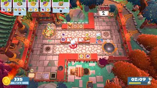 Overcooked 2 Coop 2 Player Chinese New Year 17 [upl. by Boys]