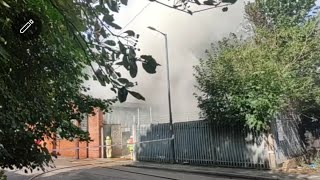 HUGE Fire in WILLENHALL latest Update [upl. by Mahda]