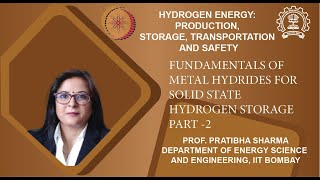 Lecture 48 Fundamentals of Metal Hydrides for Solid State Hydrogen Storage Part 2 [upl. by Nicole414]