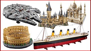 COMPILATION TOP 5 Biggest LEGO sets of All Time  Speed Build for Collectors  Titanic  Colloseum [upl. by Imogen823]