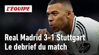 Real Madrid 31 Stuttgart  Première européenne réussie pour Mbappé et les Merengues [upl. by Amor]