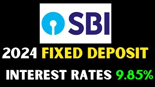 SBI bank fixed deposit interest rates 2024  all banks fd rates [upl. by Sanderson524]