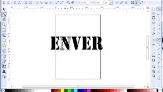 inkscape Text to vector [upl. by Epuladaugairam]