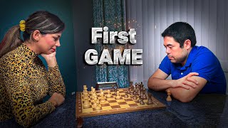 My First ever chess Game Against Grandmaster Hikaru Nakamura on Camera [upl. by Shandie875]