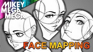 MAPPING THE FACE FOR ANIME amp MANGA [upl. by Kris769]