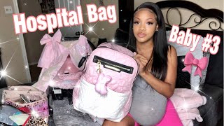 WHATS IN MY HOSPITAL BAG FOR LABOR amp DELIVERY 39 WEEKS PREGNANT [upl. by Parsifal68]