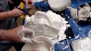 Latex Mask Making Video  Steps 1 and 2 [upl. by Enillebyam]