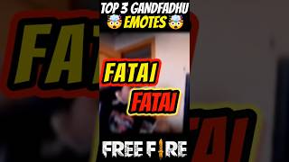 Top 3 Fadu Emotes In Free Fire 😱❓trending freefire shorts [upl. by Eidahs294]