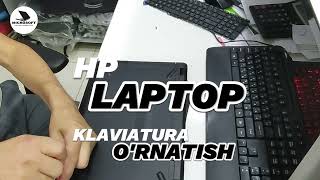 HP Klaviatura ornatish Razbor Tozalash Kuchaytirish [upl. by Akanke]