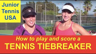 How to play a tennis tiebreaker  Where to stand when to move how keep score  and have fun [upl. by Thordia162]