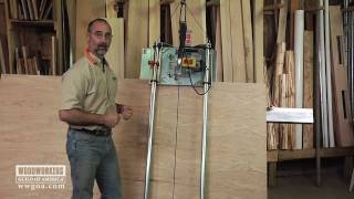 Woodworking Tools Power Tools  Using A Vertical Panel Saw [upl. by Schwitzer]