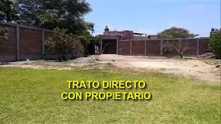 TERRENO EN VENTA CHICLAYOREQUE [upl. by Fitzhugh412]