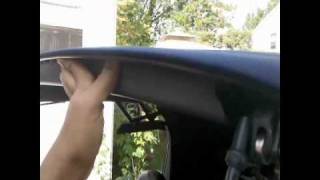 Mini Cooper Convertible Top Repair Part 1 [upl. by Naiviv]