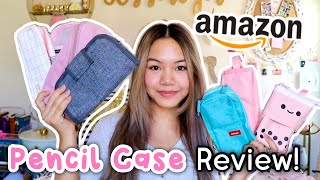 AMAZON PENCIL CASE REVIEW  Giveaway ✨📚✏️ [upl. by Chappelka]