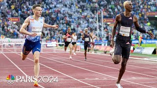 Karsten Warholm battles dos Santos in INSTANT CLASSIC Oslo 400m hurdles showdown  NBC Sports [upl. by Leiad443]