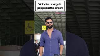 Vicky Kaushal turns heads with stylish airport appearance [upl. by Mij]