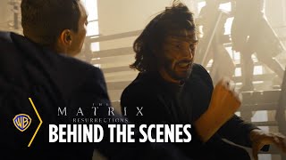 Matrix Resurrections  Keanu Reeves on Martial Arts Training  Warner Bros Entertainment [upl. by Bradan]