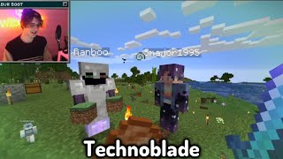 Technoblade joins Wilbur Soot on the Origins SMP [upl. by Hindu]