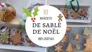 LA recette de sablé de noël VEGAN [upl. by Aiello]