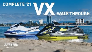 2021 Yamaha VX WaveRunner Complete OnWater Walkthrough [upl. by Neelyad]