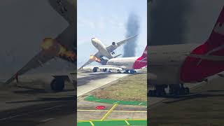 Extremely brave pilot save airplane with fire on the busy airport [upl. by Asyl]