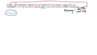 CHEM 1520 Molecular Weight from Freezing Pt Depression [upl. by Ailecec14]