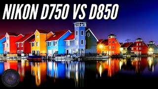 Nikon D750 vs D850 Night Settings 📸 Image Quality [upl. by Ilahtan411]