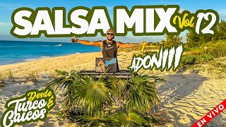 SALSA CLASICA VOL 12 🥁 LAS 12 MEJORES SALSA  MEZCLADA EN VIVO POR DJ ADONI ♥️🍺🥃  SALSA MIX [upl. by Drucy826]