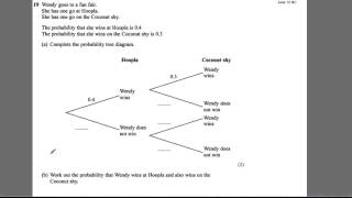 GCSE Revision Video 32  Probability trees [upl. by Elkin]