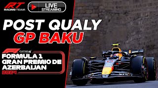 🔴 EN VIVO  POST CLASIFICACION GP AZERBAIJAN F1 2024 ✔ [upl. by Ahsaeyt]