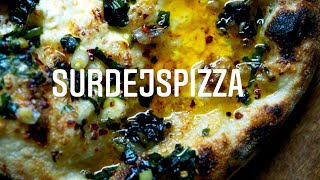 SURDEJSPIZZA  Testvinderen  Intet specielt udstyr  kun hjemmeovn og sten  Håndlavet PIZZA BIANCO [upl. by Attela]