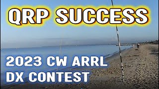 2023 ARRL DX Contest CW  QRP success [upl. by Jilli]