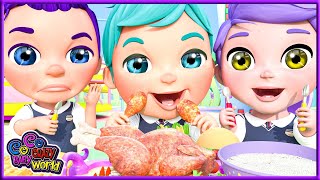 Learn Good Table Manners song baby songs childrens songs Coco Baby Crazy World kidssongs 93 [upl. by Achilles]