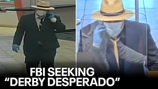 Trackdown Help find Derby Desperado who robbed 2 North Texas banks [upl. by Nidya]