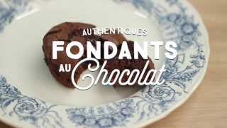 Recette de lauthentique fondant au chocolat  CuisineAZ [upl. by Julee]