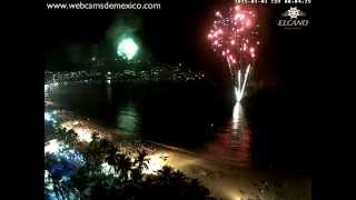 Acapulco Guerrero Gala de Pirotecnia del 1 de enero 2015 [upl. by Stock47]