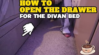 How To Open the Drawer for DIVAN BED [upl. by Jasmine]