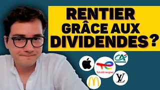 Devenir rentier avec ton portefeuille dactions à dividendes [upl. by Ajuna191]