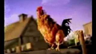 Dennys quotDancing RoosterquotCommercial 1998 [upl. by Nanam360]