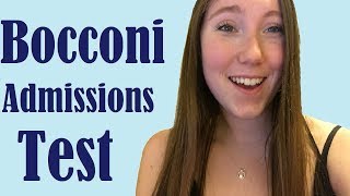 Bocconi Test TIPS amp My SAT Score  miLAno [upl. by Casey]