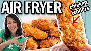 Quick and Easy AIR FRYER Chicken Tenders [upl. by Ettennaej543]