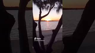 Bribie Island Sunset bribieisland travelbug queensland [upl. by Dodwell]