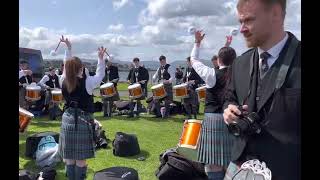 Peoples Ford Boghall and Bathgate Drum Corps 2023 Gourock New Medley [upl. by Helbonna788]