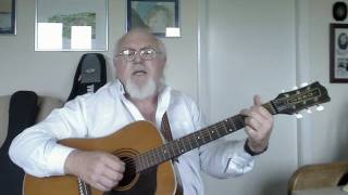 Guitar Bottle of Wine Tom Paxton cover Including lyrics and chords [upl. by Elleirda930]