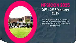 NPSICON 2025  7th National Conference of Neuropathology Society of India NPSI [upl. by Wilonah894]