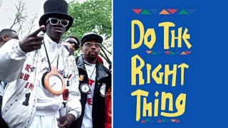 Public Enemys Flavor Flav at the Spike Lee Do The Right Thing 35th anniversary block party 🎉🎶🎤🌧☔️ [upl. by Heid107]